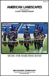 American Landscapes Marching Band sheet music cover